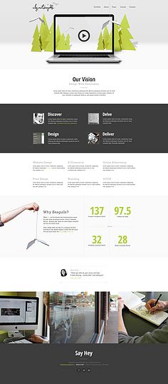 板凳与在线簿记 企业网页设计的创意灵感